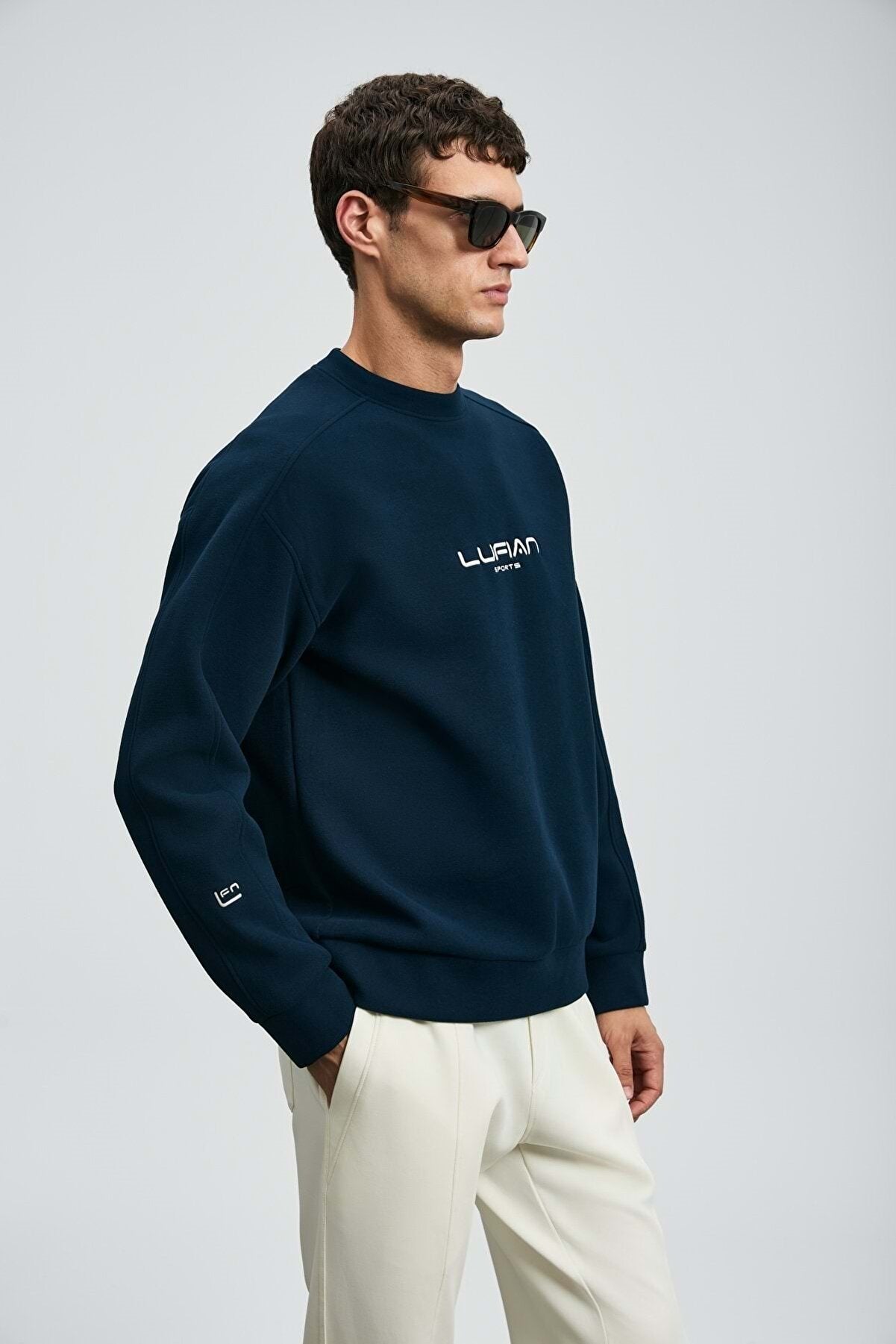 112030182 Dark Men's Sweatshirt NAVY
