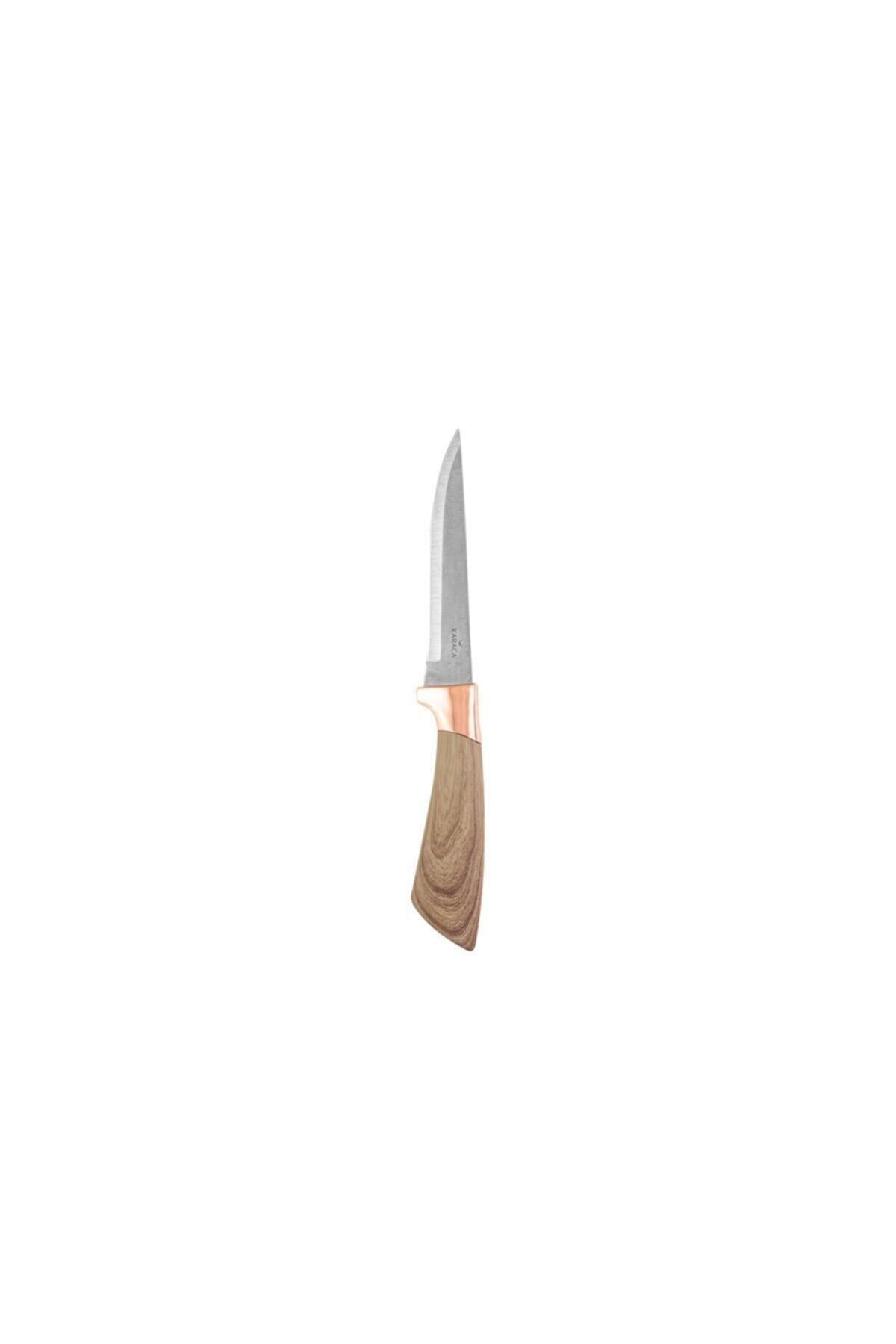 Wave Brown 6 Piece Knife Set