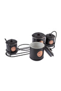 50th Anniversary Signature Collection x 4-Piece Spice Set with Vacuum Lid with Seal Stand