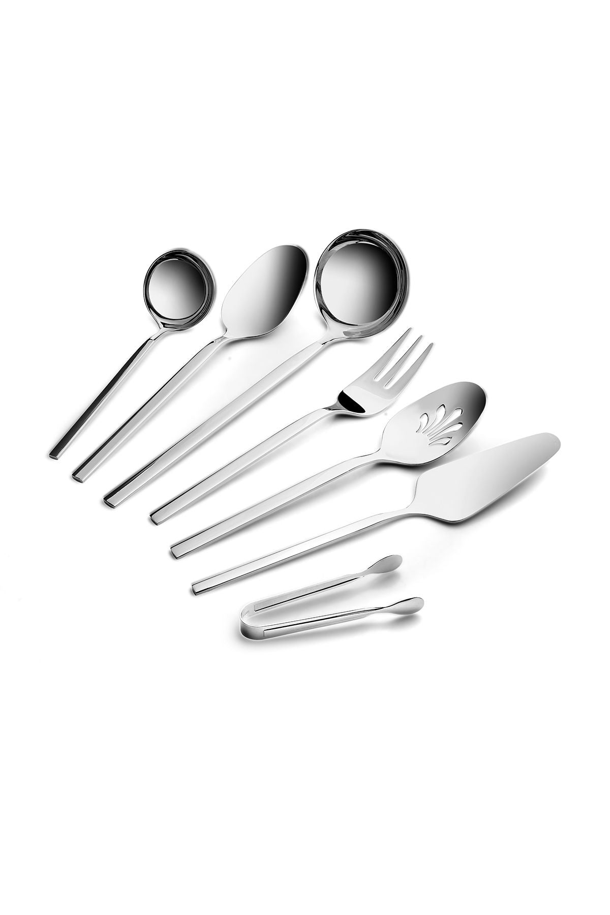 Carmelo 91 Piece Premium Boxed Fork Spoons Knife Set and Serving Set for 12 Persons