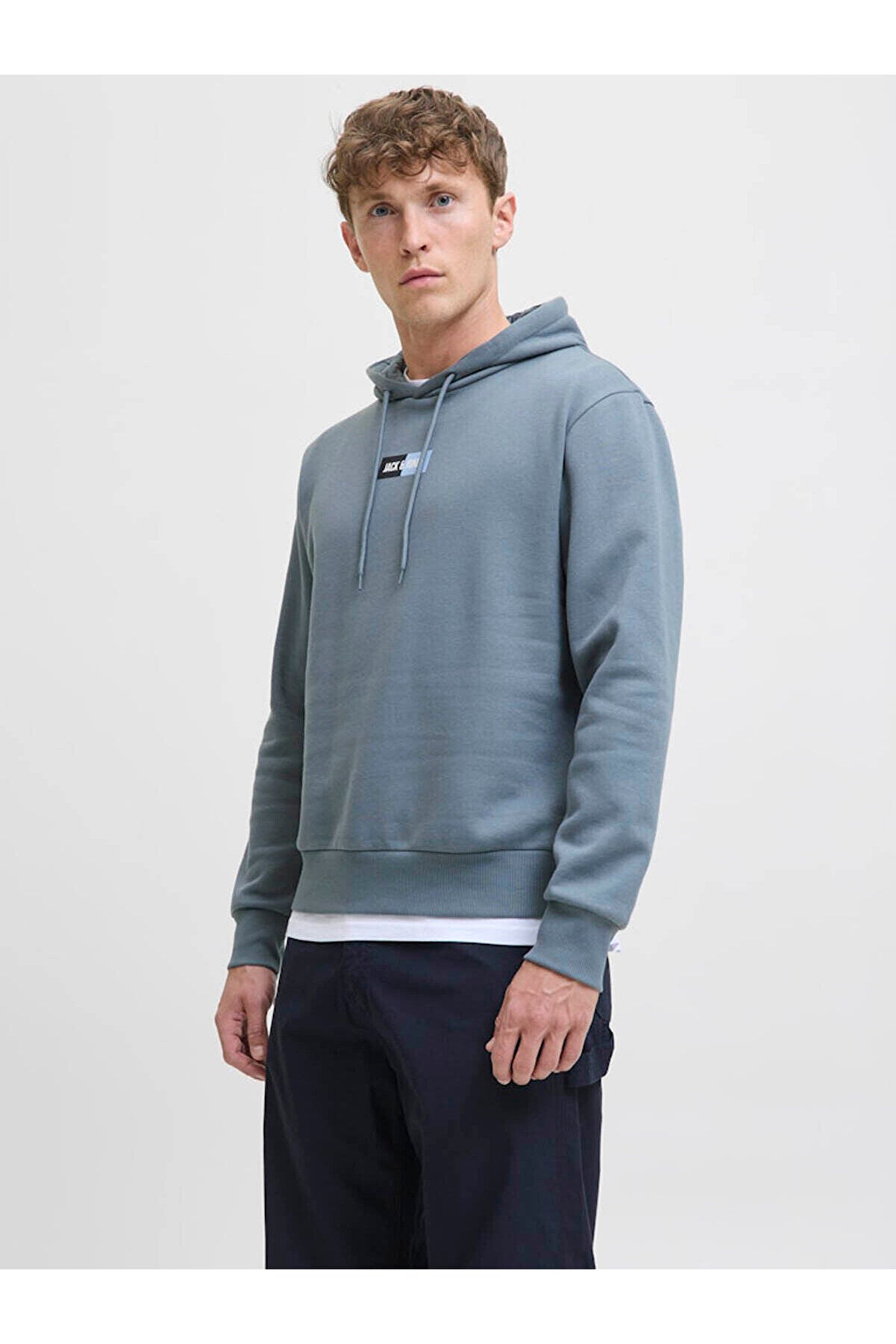 Jack Jones Pan Regular Fit Kapüşonlu Erkek Sweat 12278618