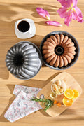 Cake Pro Lina Anthracite Cast Slice Cake Mold 25.5 Cm