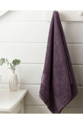 Pure Basic Face Towel 50X90 Cm Dark Purple