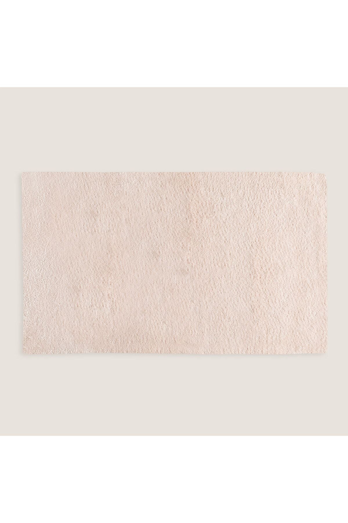 Bamboo Solid Bath Mat 70x130 cm Powder