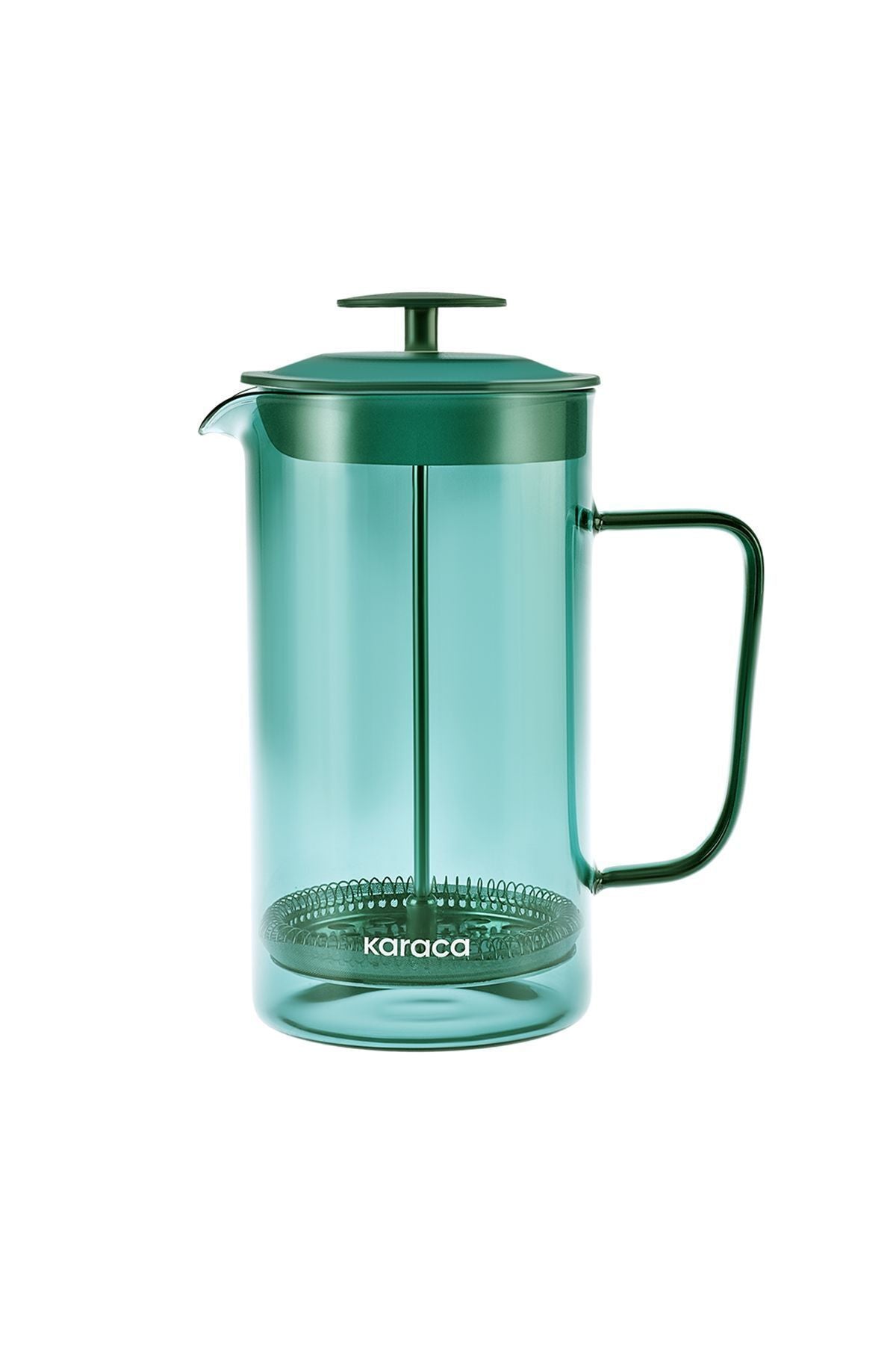 Valentina Borosilicate Glass French Press Green 1000 ml