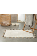 Fancy Cotton Bath Mat 60x90 Cm Cream