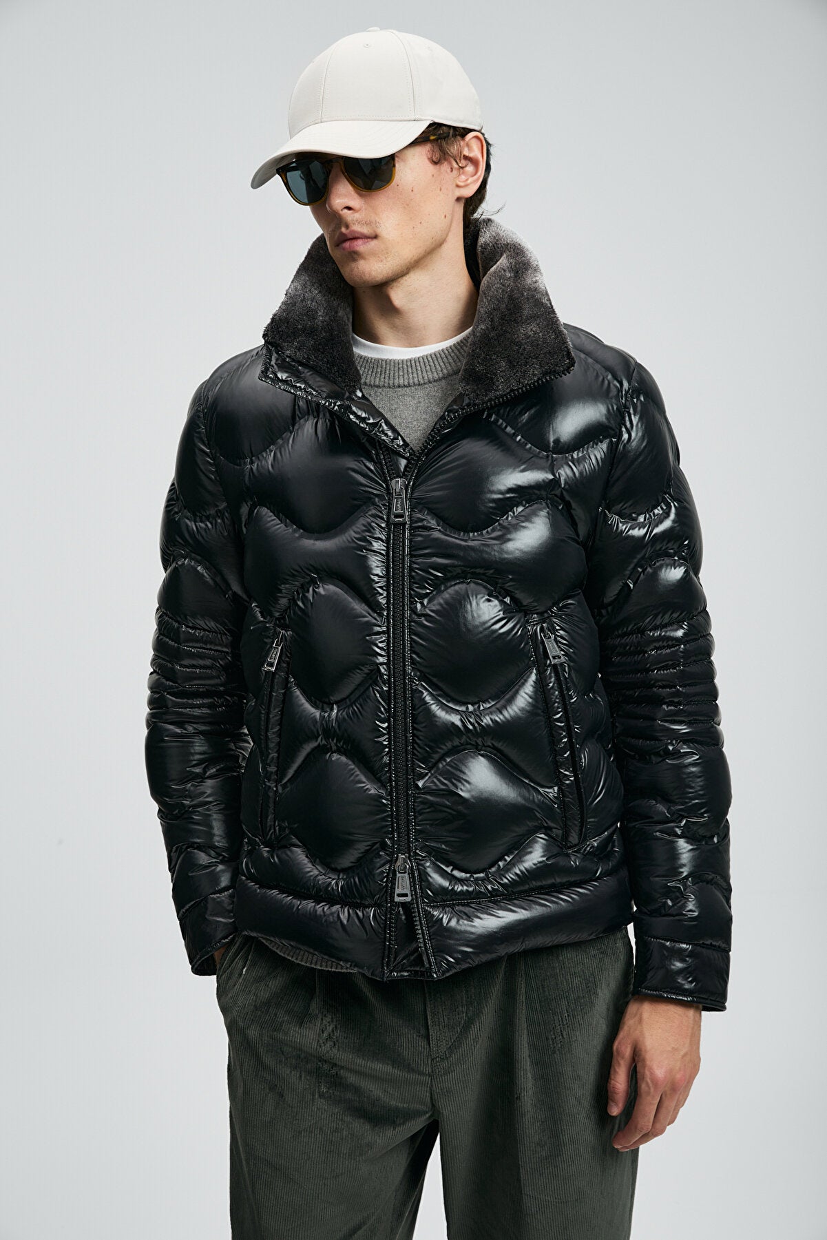 Roy Goose Down Coat Men Black