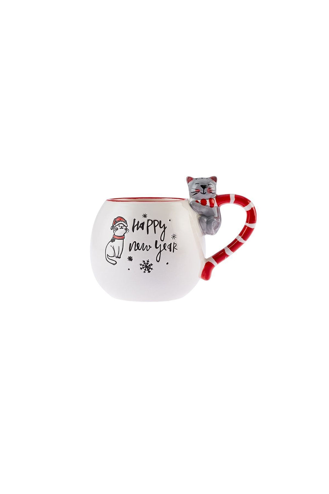 New Year Christmas Cat Mug 450 ml