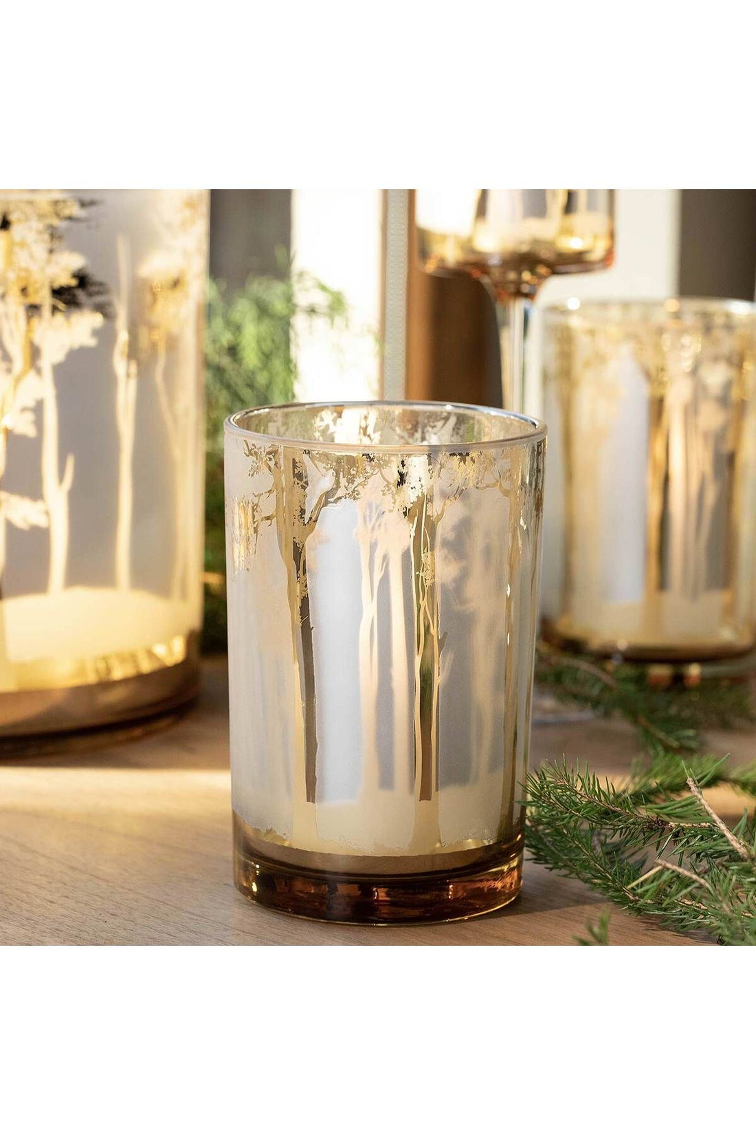 Treso Candle Holder M Gold