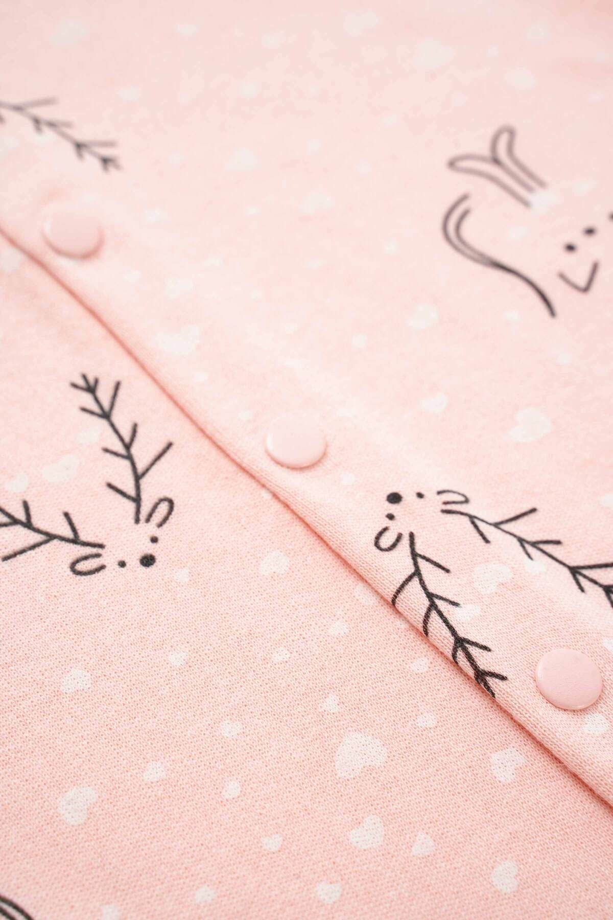 Newborn Baby Cat Printed Hat Sleeping Bag 2 pieces 0-3 months Hospital Outlet 100% Cotton