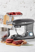 Multichef Stand Mixer Kitchen Chef 1900w 5,5lt (MEATBALL APPARATUS WITH MINCED MEAT EXTRACTION SAUCU-SOSİS)