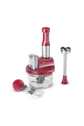 Mm Prosteel 2000w Glass Food Processor Red - Inox