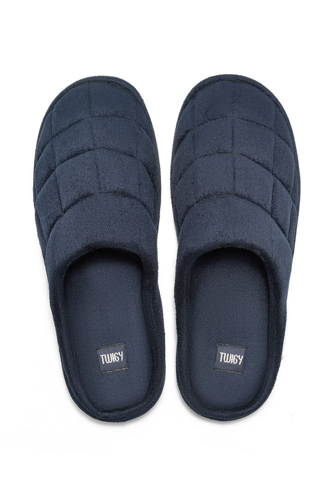 Man Men's Home Slippers Navy Blue 41/46