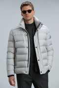 Dante Goose Feather Men's Coat Stone