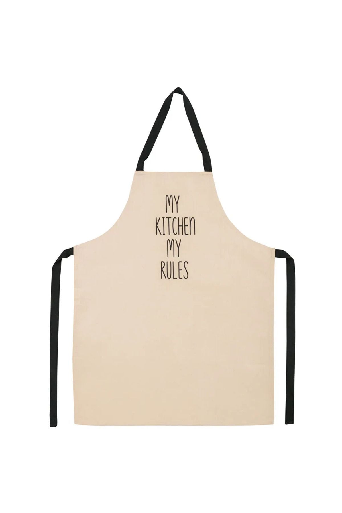 LCW HOME Ecru Letter Printed Kitchen Apron