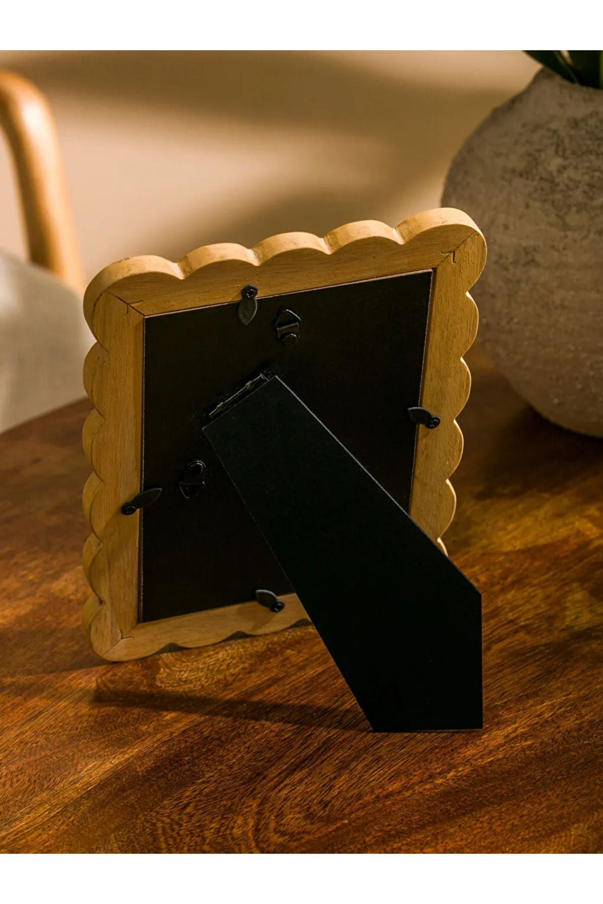 LCW Brown Wooden Leg Photo Frame 23 Cm