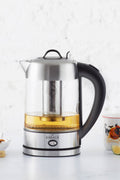 Glass Inox Herbal Tea Machine And Water Heater Kettle 2202, led, High Borosilicate Body