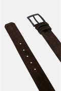 Men's Brown Stitched 100% Leather Belt A32y9315