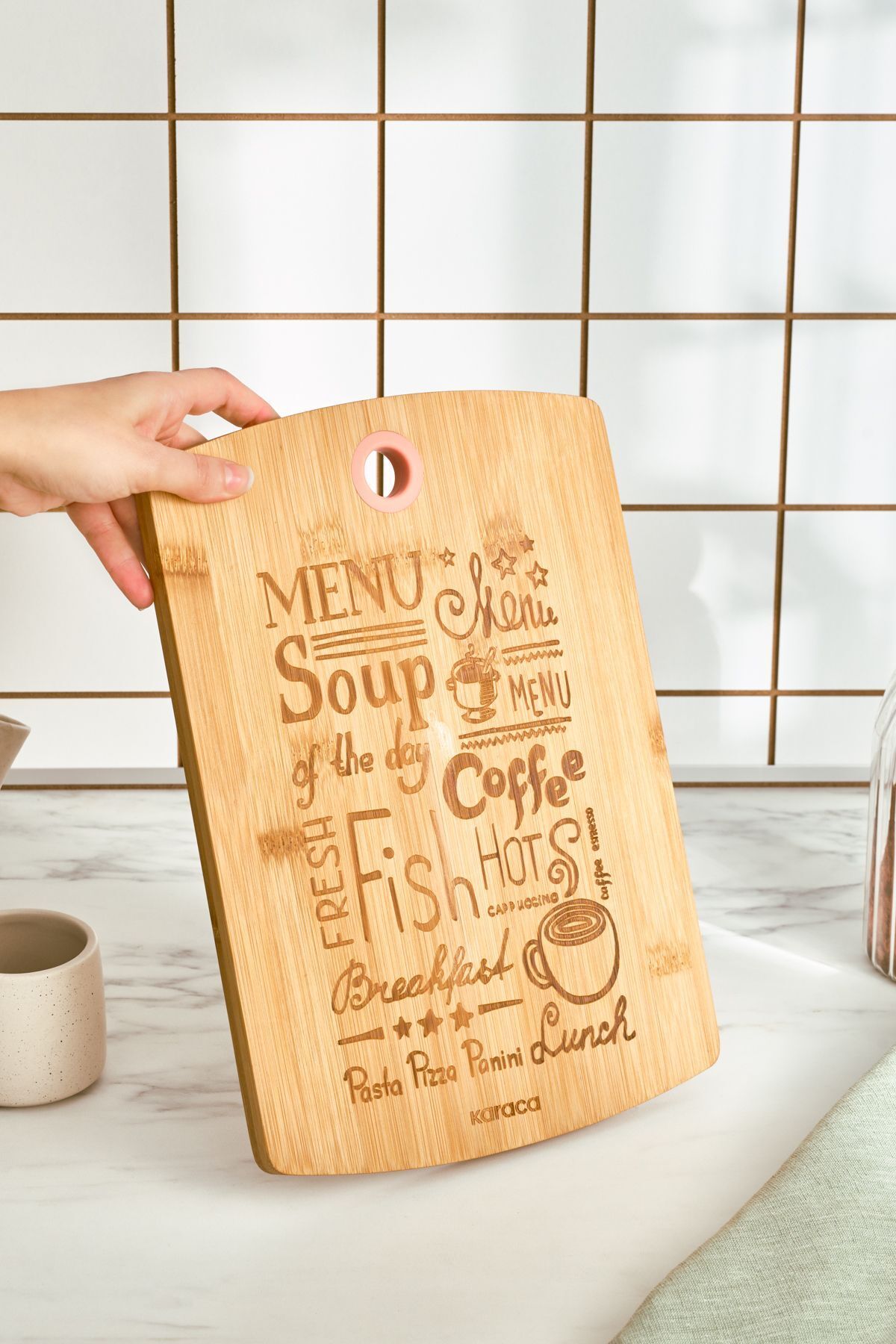 Mottolu Bamboo Cutting Board 28 cm