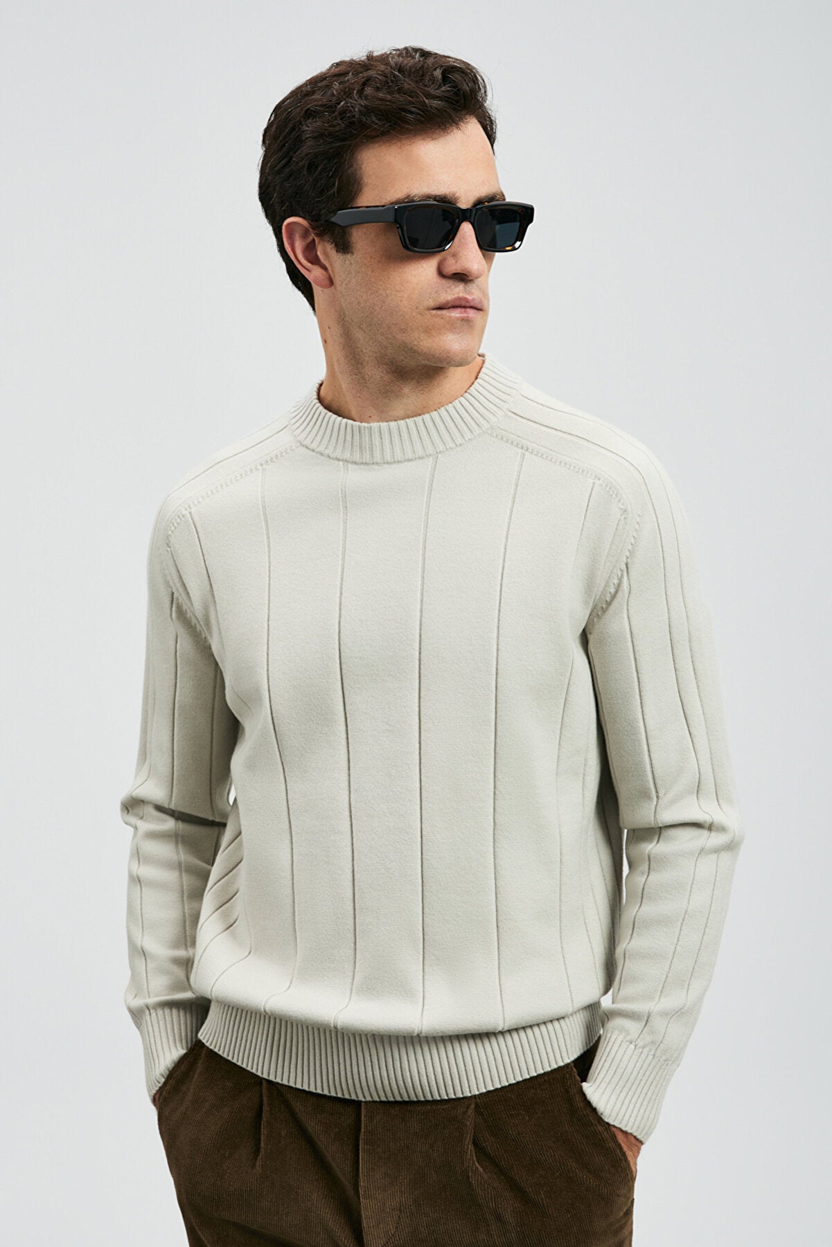 Grand Men's Pullover Stone