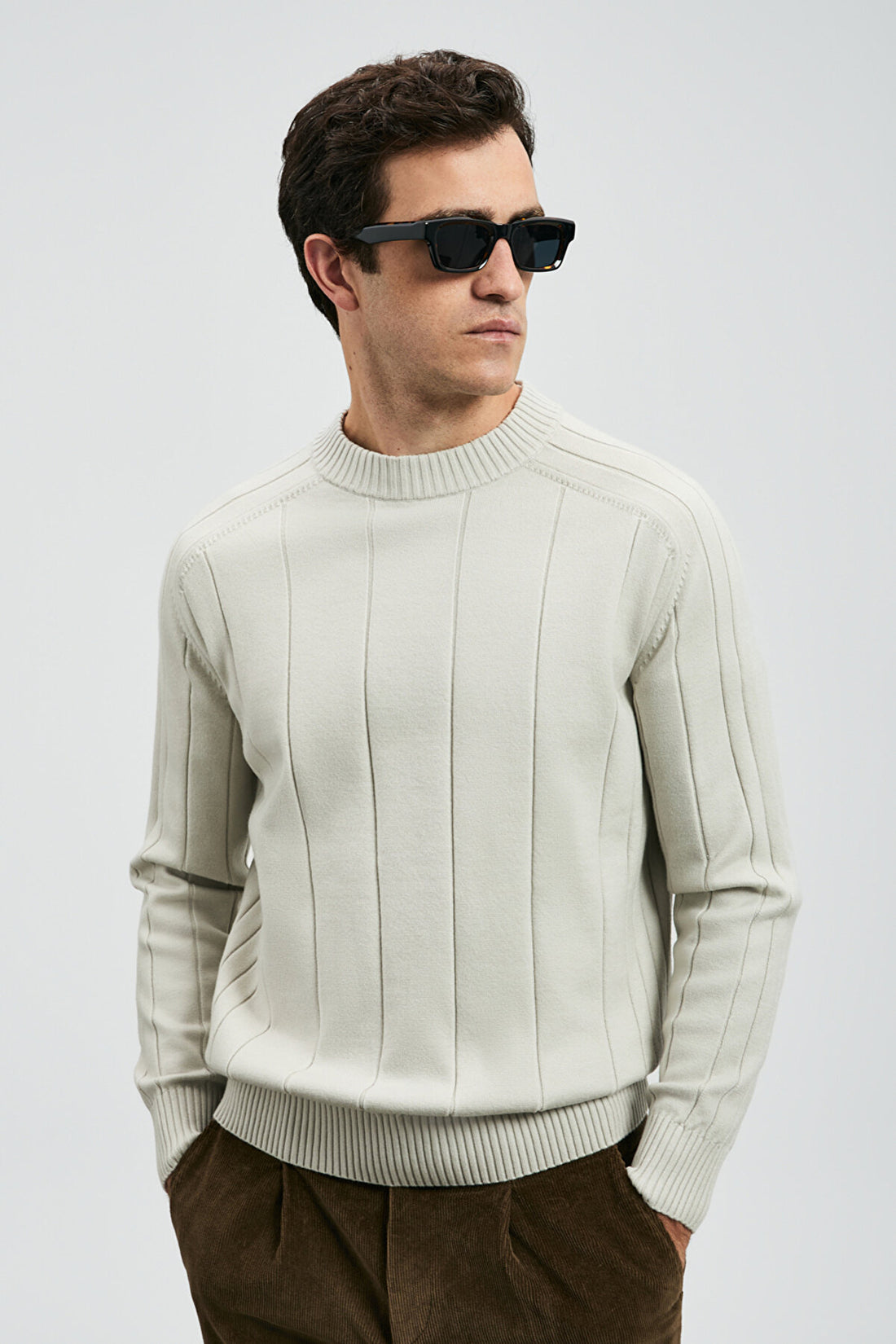 Grand Men's Pullover Stone