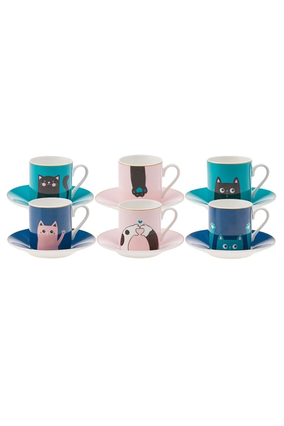 Paws 6 Person Coffee Cup 80 ml