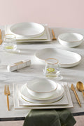 Red Carpet Collection Fine Pearl Extra Nish 62 Pieces 12 Seater Dinner Set Gold