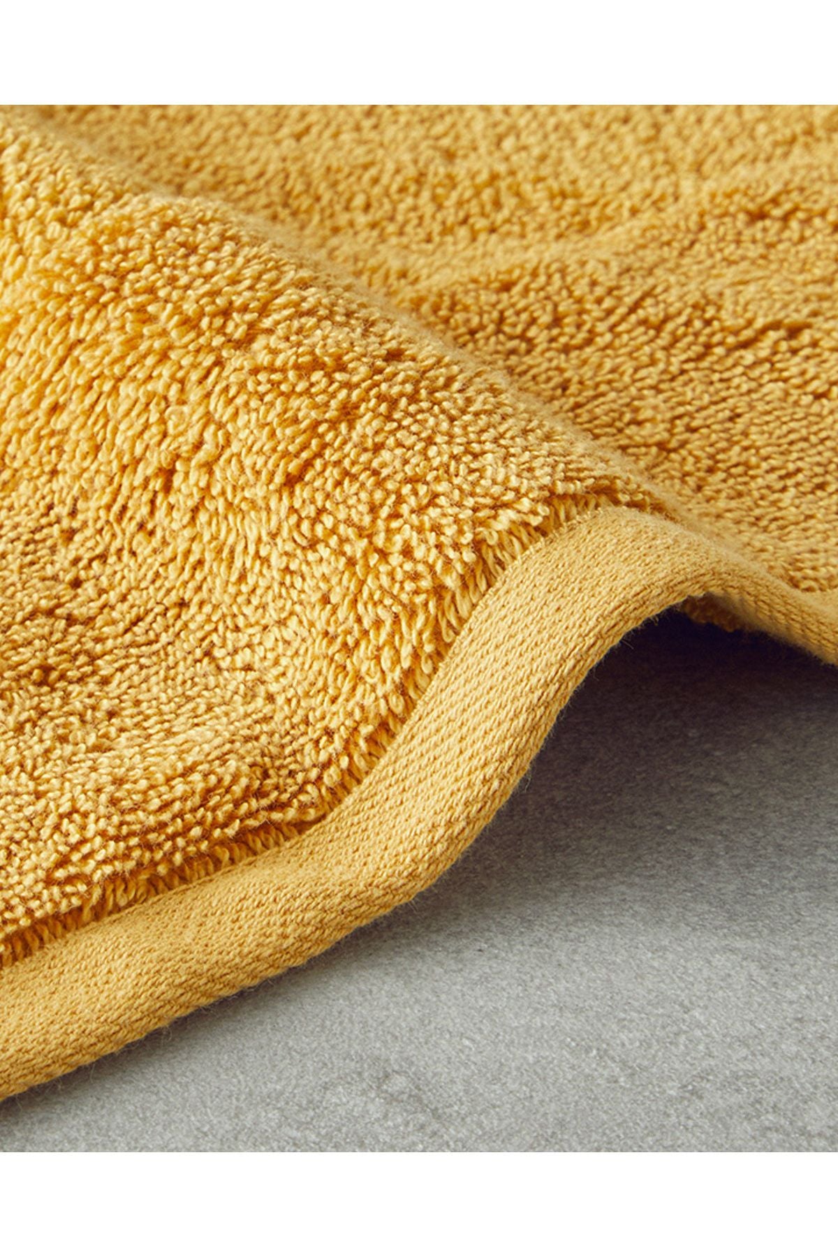 Velvet Touch Cotton Face Towel Yellow