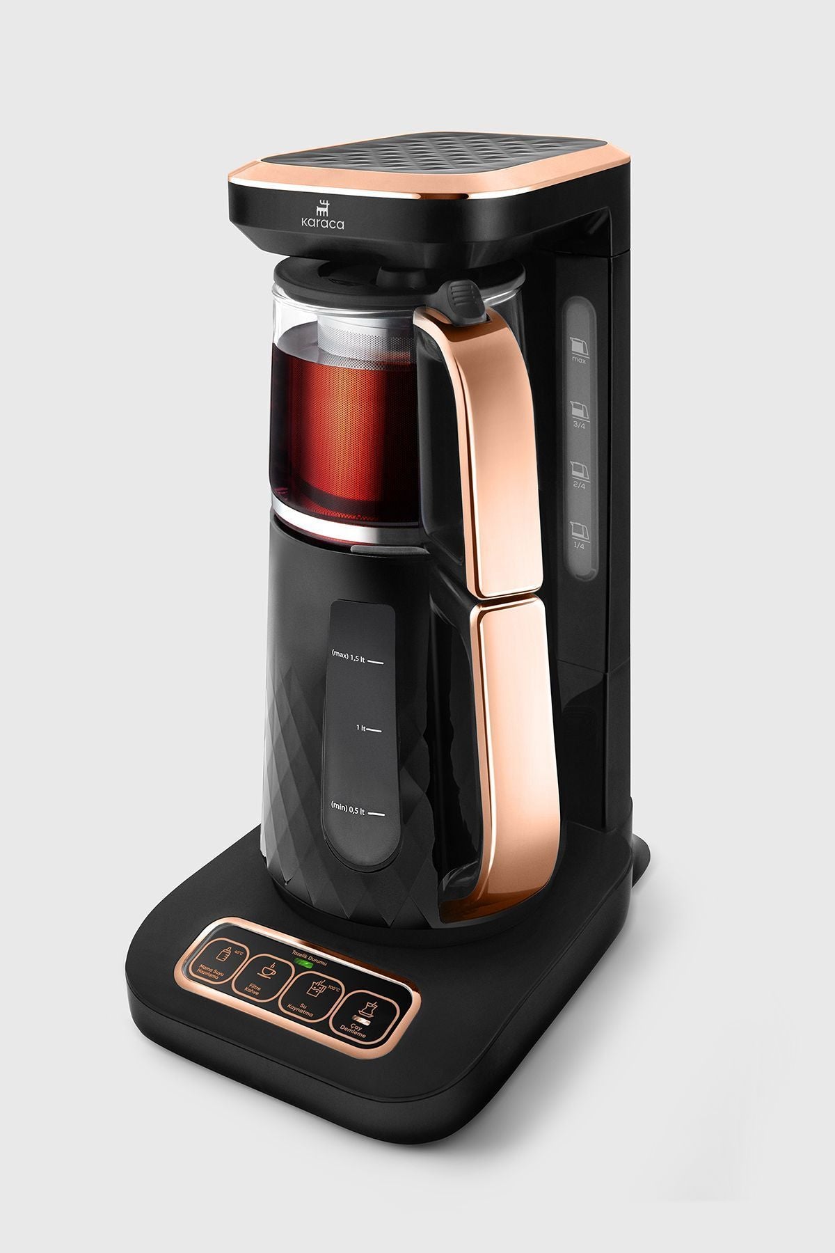 Robotea Pro Quartz 4 in 1 Talking Tea Maker Black Copper