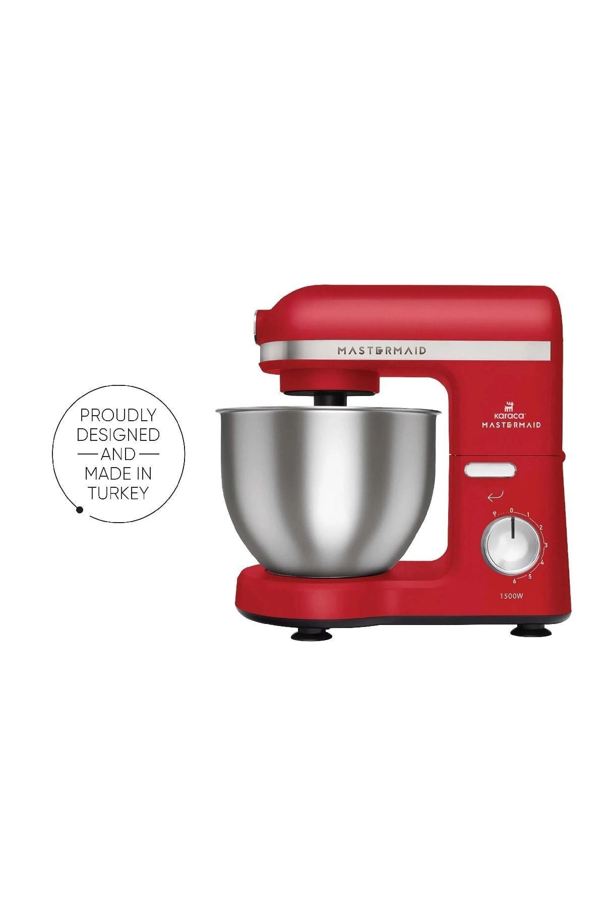 Mastermaid Chef Stand Mixer Red 1500W 5 Lt