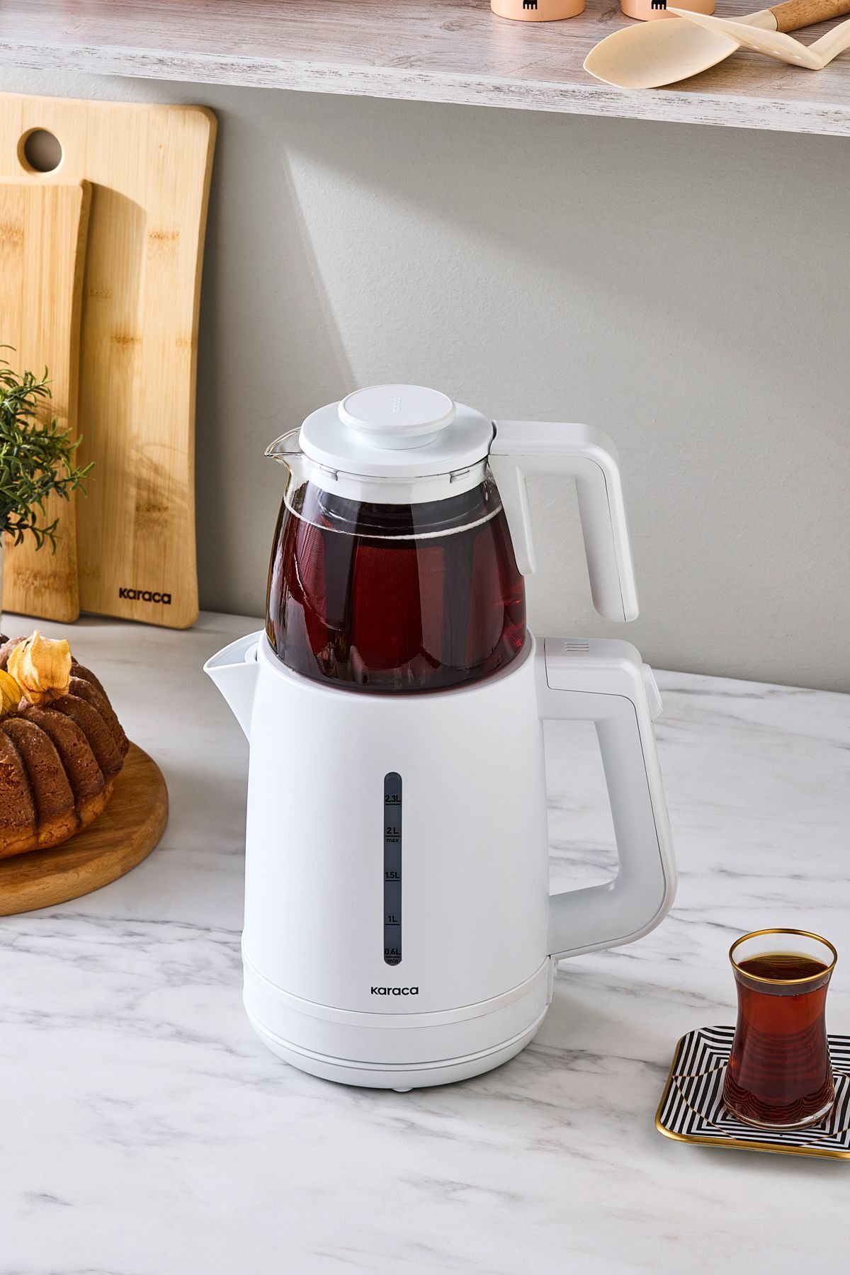 Tea Grande Xl Tea Maker Pearl White