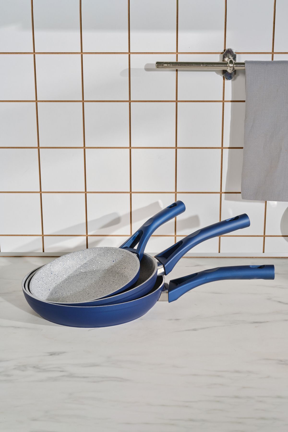 Biogranite Berra Set of 3 Pans