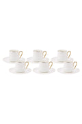 Helios 6 Person Coffee Cup Set 85 ml