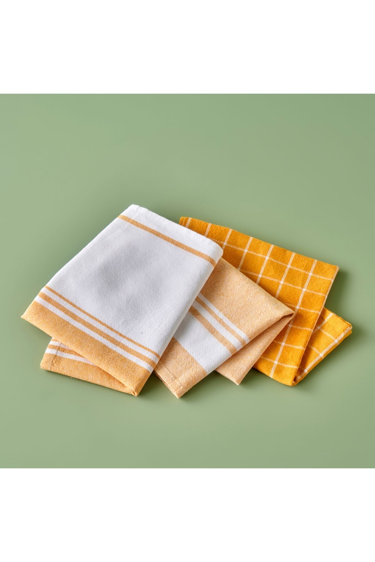 Juno Drying Cloth Set of 3 Mustard (45x65 cm)