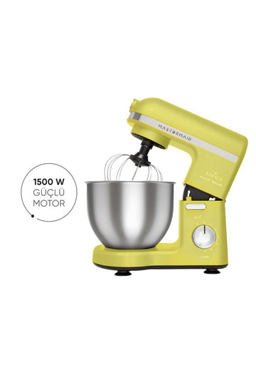 Mastermaid Chef Stand Mixer Pineapple Yellow 1500w 5 Lt