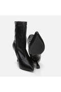 Black Women's Heeled Boots