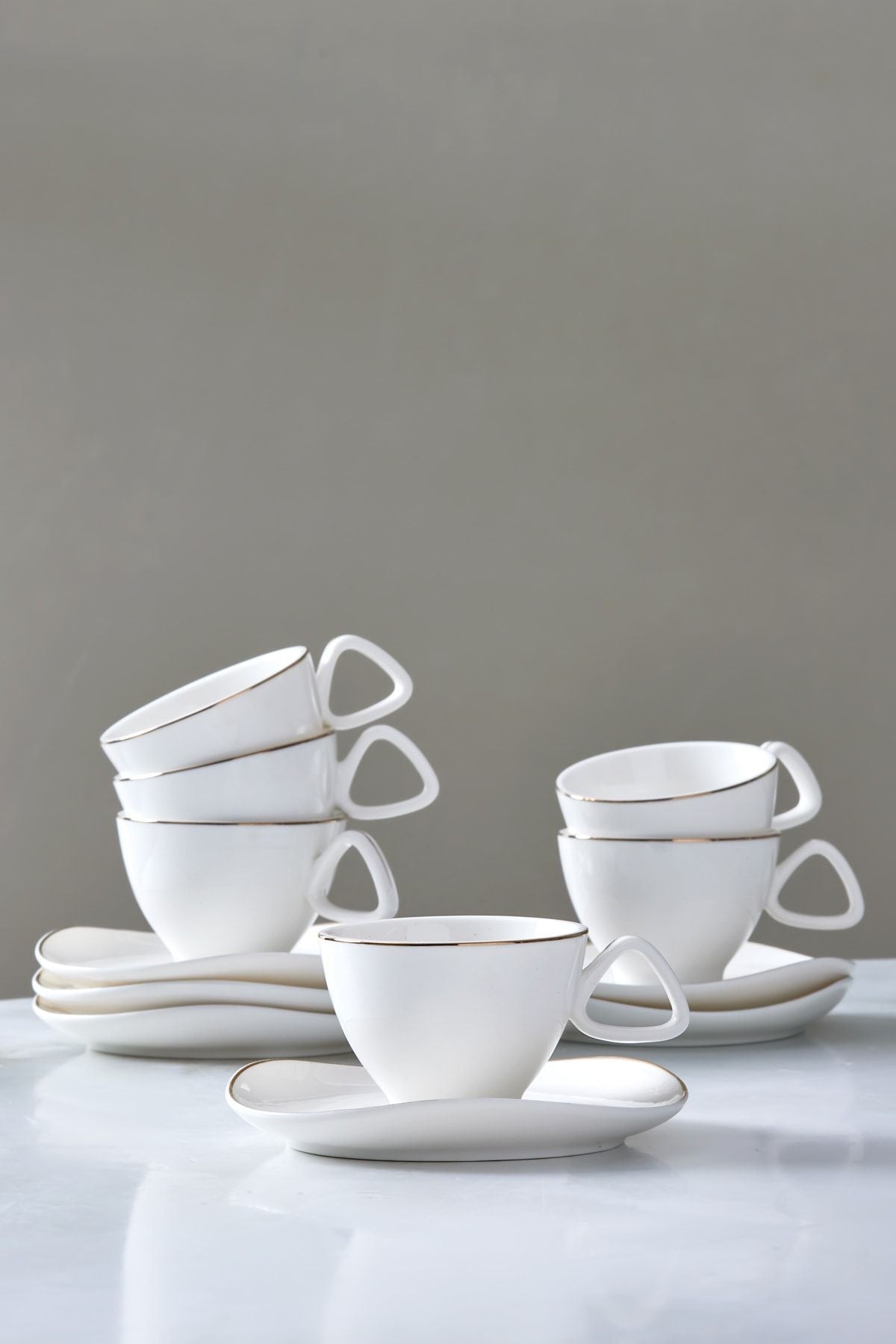 Middle 6 Person Coffee Cup Set 80 ml