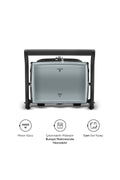 Gastro Grill Glass Premium Toaster COOL GRAY 2400W