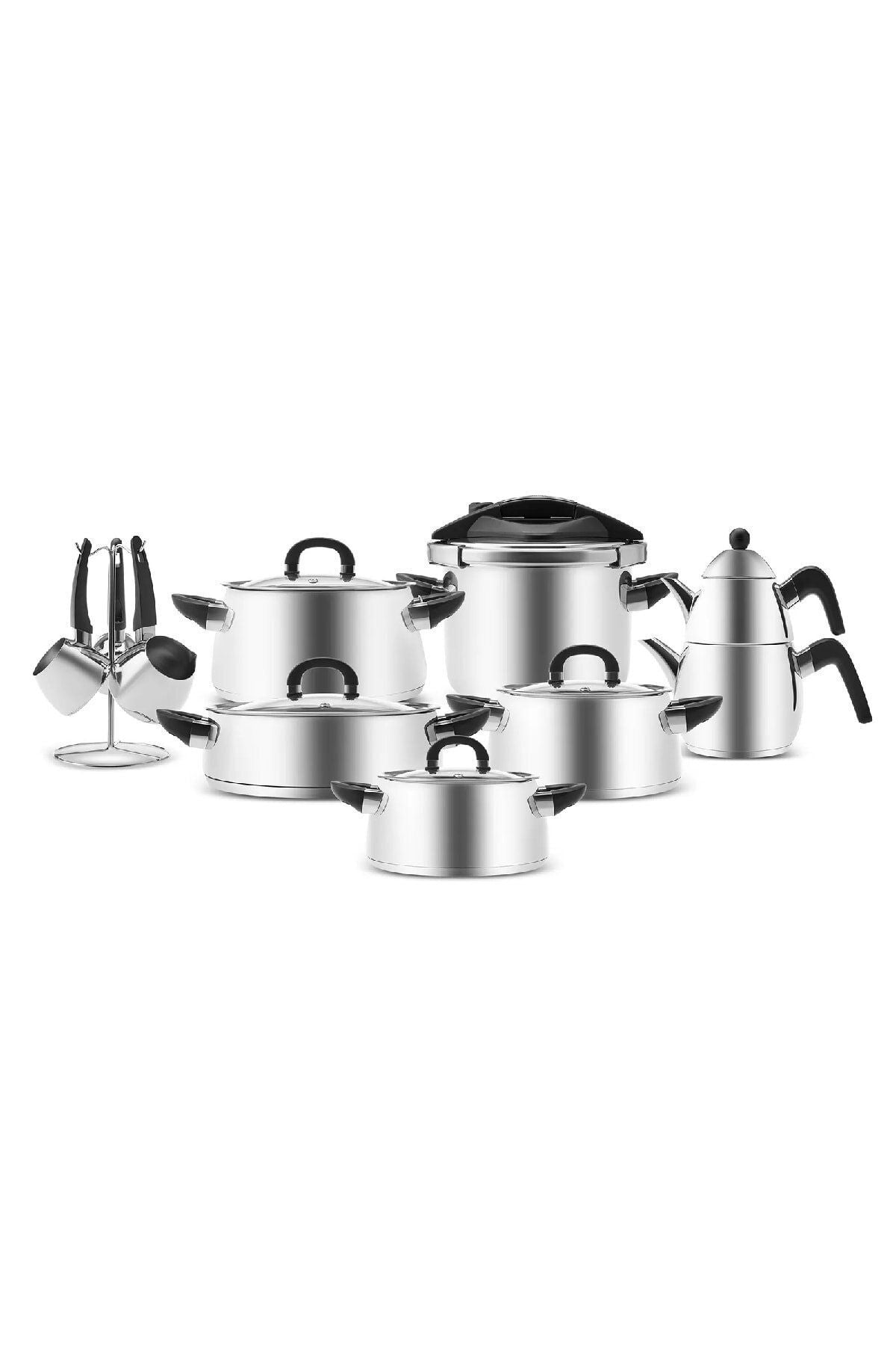 Tokyo Powersteel 316 Steel Induction Base 17 Piece Dowry Set