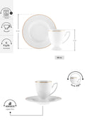 Boyoz Coffee Cup Set for 6 Persons 85 ml