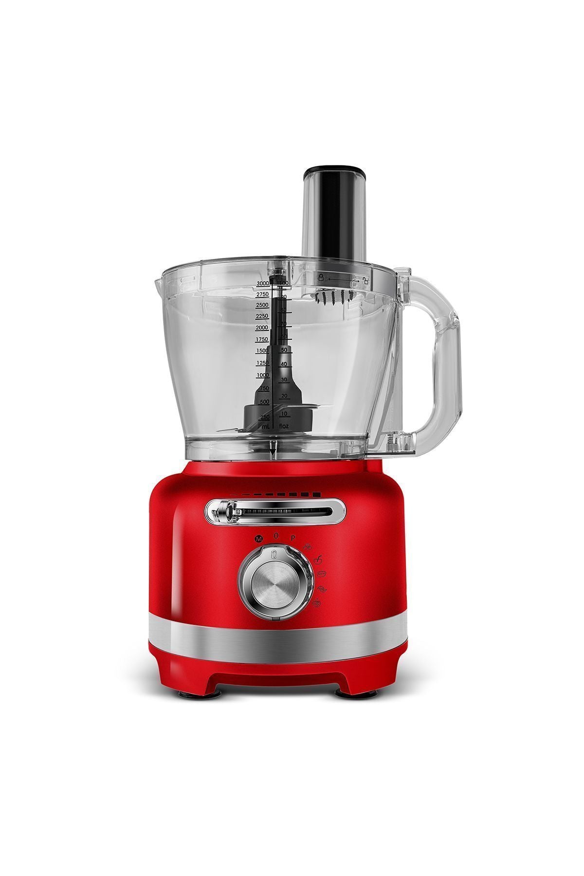 Multiblend Artisan Retro Food Processor Metalic Red