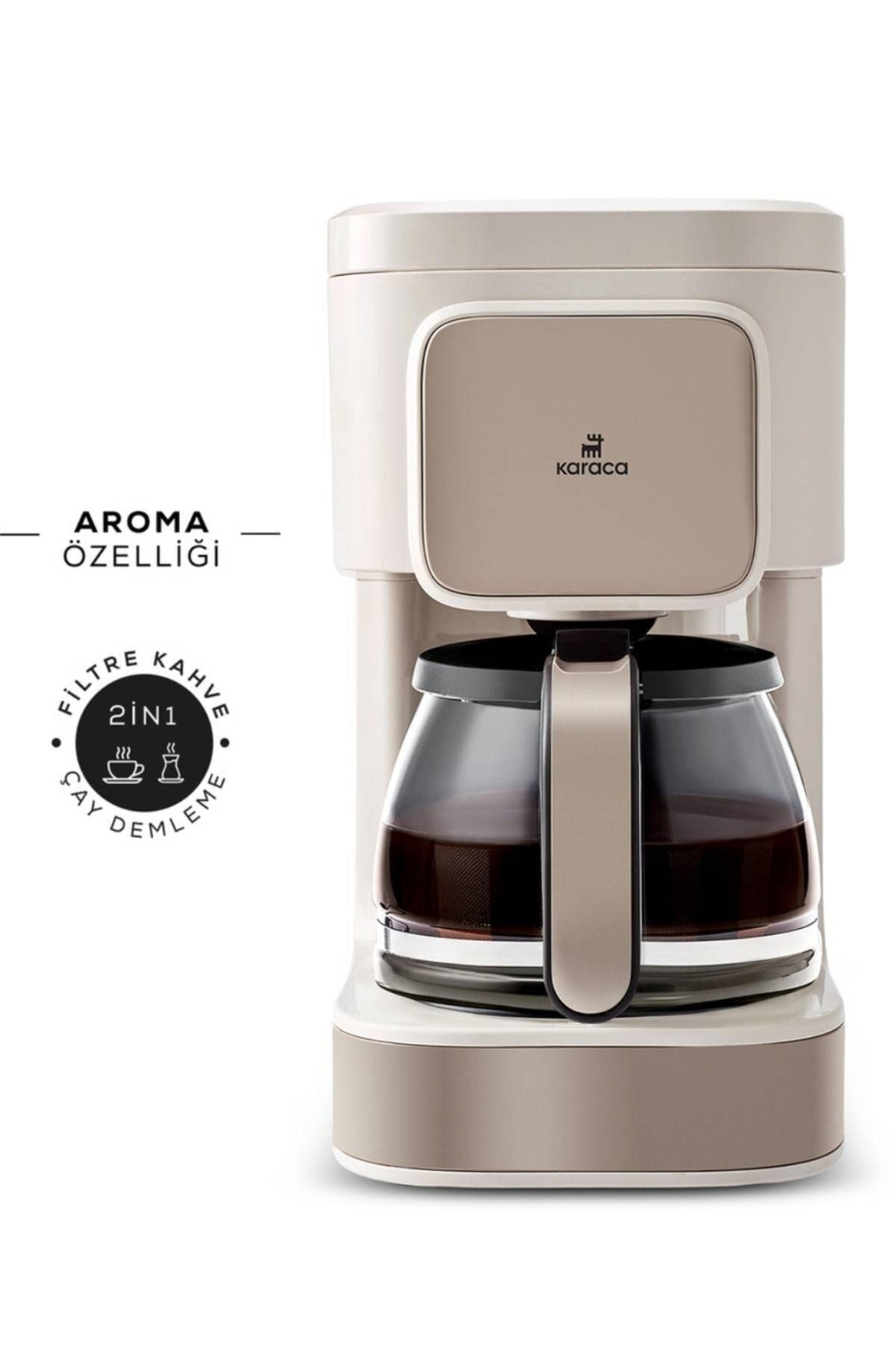 Just Coffee Aroma 2 In 1 Filter Coffee And Tea Brewing Machine Latte