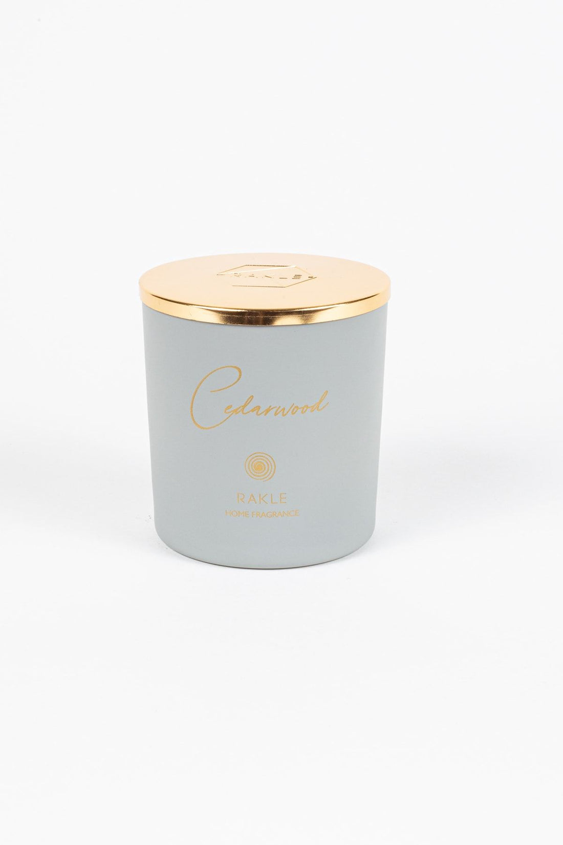 Elegant Cedarwood Scented Candle Grey 200 g