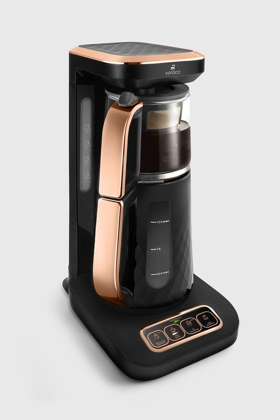 Robotea Pro Quartz 4 in 1 Talking Tea Maker Black Copper