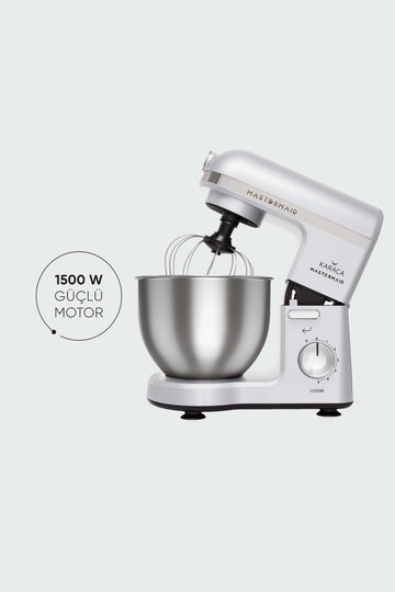 Mastermaid Chef Stand Mixer Pearl White 1500W 5 Lt