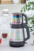 Glass Tea XL 35 Cups Colored Glass Tea Maker Opal