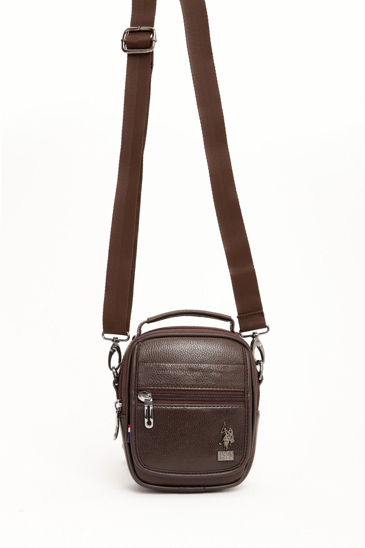 US Polo Assn 8416 Men Handbag shoulder bag BROWN