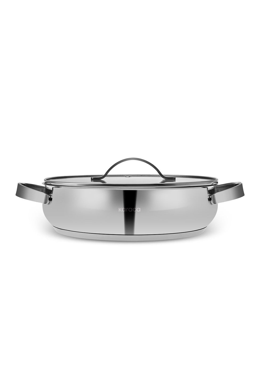 Kuzina Induction Base Steel Tumbler Cookware 24 Cm 3 Lt