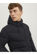 Logo Printed Hooded Puffer Coat - Vesterbro