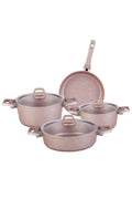 Biogranite Rose 7 Piece Cookware Set